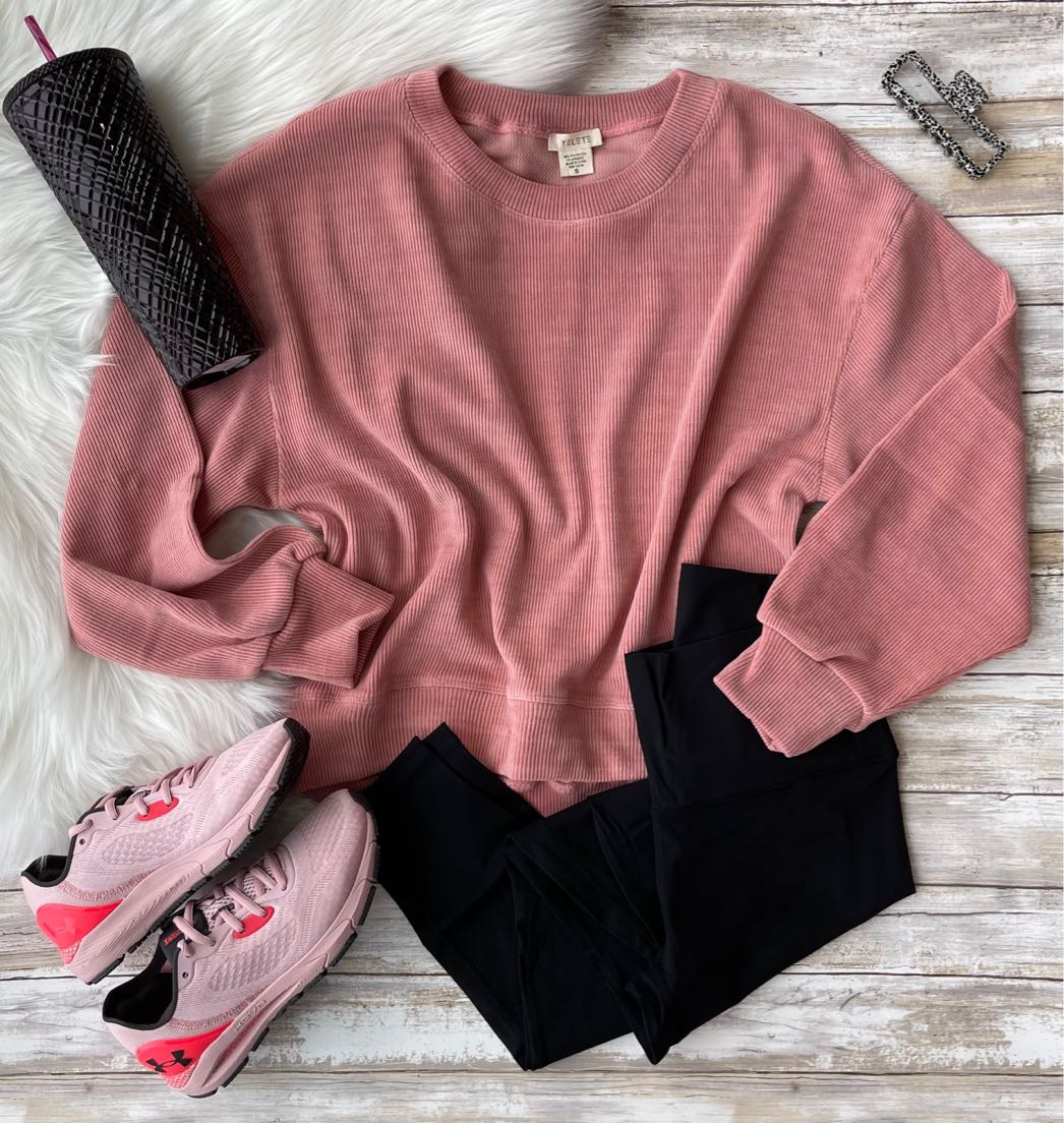 Dusty Rose Ribbed Top